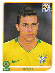 Nilmar Brazil samolepka Panini World Cup 2010 #502